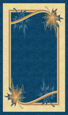 PACIFIC CARVING - 549 - NAVY / CREAM