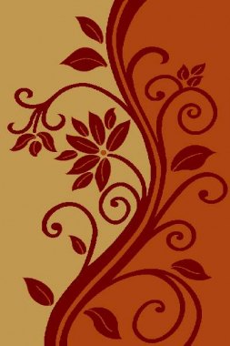 PACIFIC CARVING - 573 - RED / BEIGE