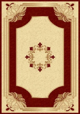 PACIFIC CARVING - 58 - CREAM / BORDEAUX
