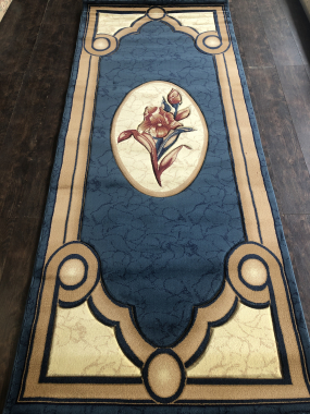 PACIFIC CARVING - 581 - BLUE / CREAM