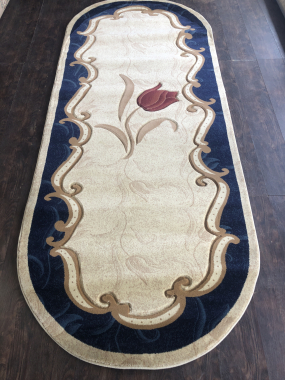 PACIFIC CARVING - 60 - CREAM / NAVY