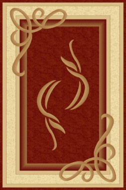 PACIFIC CARVING - 94 - BORDEAUX / CREAM