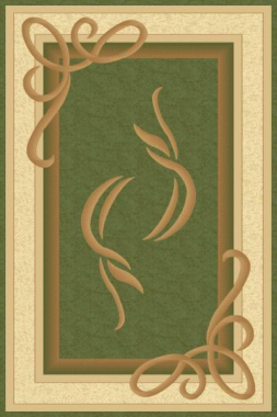 PACIFIC CARVING - 94 - D.GREEN / CREAM