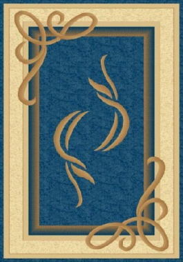 PACIFIC CARVING - 94 - NAVY / CREAM