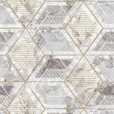 Рулоны обработанные Принт 6 цветов - КАРНИВАЛ - Серый