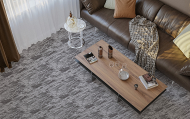 Рулоны обработанные Принт 6 цветов - СИЛЬВА - Серый