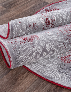 SATINE - S106B - KOYU GREY COKEN / RED