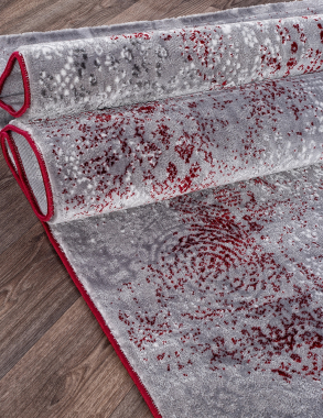 SATINE - S106B - KOYU GREY COKEN / RED