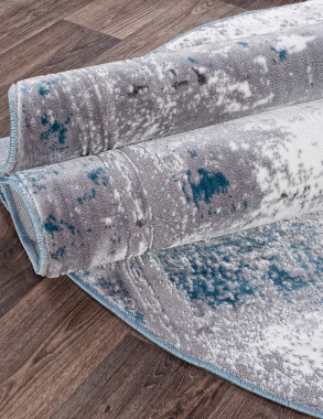 SATINE - S107B - KOYU GREY COKEN / BLUE