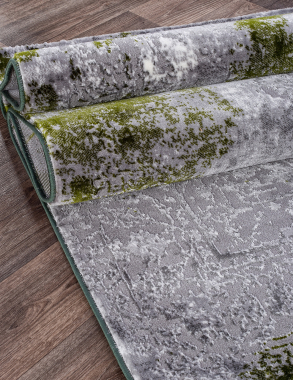 SATINE - S122A - KOYU GREY COKEN / GREEN