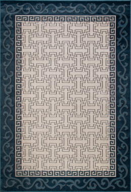SERENITY - D781 - CREAM-BLUE