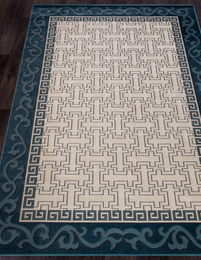 SERENITY - D781 - CREAM-BLUE
