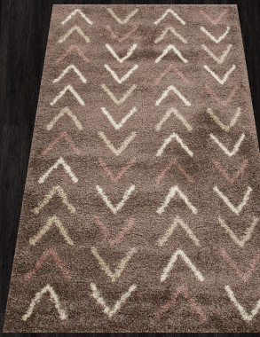 SHAGGY TREND - D704 - DARK BROWN