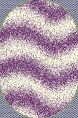 SHAGGY ULTRA - s601 - CREAM-PURPLE
