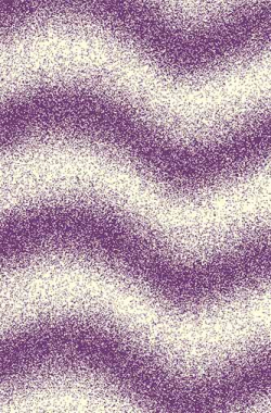 SHAGGY ULTRA - s601 - CREAM-PURPLE