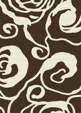 SHAGGY ULTRA - s629 - BROWN-CREAM