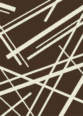 SHAGGY ULTRA - s638 - BROWN-CREAM