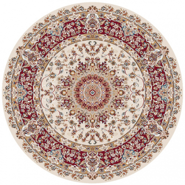 SHAHREZA - D206 - CREAM-RED