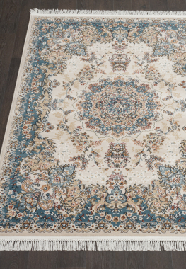 SHAHREZA - d211 - CREAM-BLUE