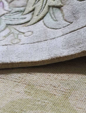 Woolen Machine-made carpets - STPY-146 - BEIGE