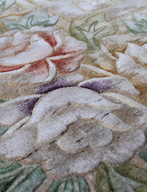 Woolen Machine-made carpets - STPY-146 - BEIGE