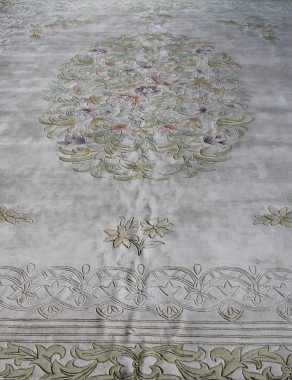 Woolen Machine-made carpets - STPY-146 - BEIGE