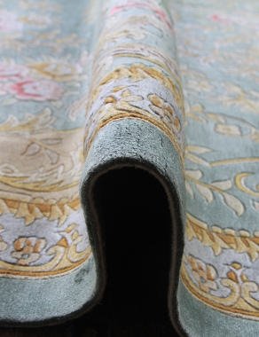 Woolen Machine-made carpets - STPY-77 - GREEN