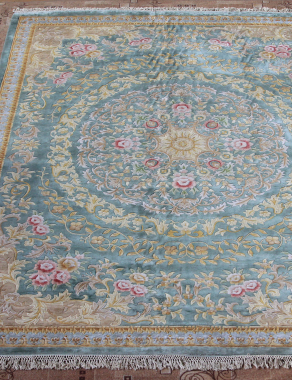 Woolen Machine-made carpets - STPY-77 - GREEN