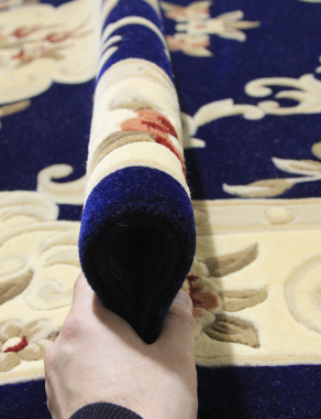 Woolen Machine-made carpets - ZY0916MC - NAVY