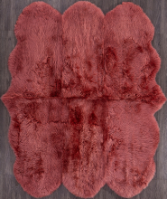 Sheepskin 150x190 - коралловый