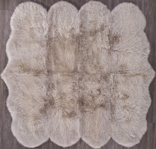 Sheepskin 195x190 - темно бежевый