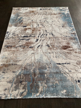 7676A - L.BLUE / CREAM