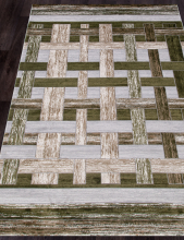 17975A - CREAM / D.GREEN