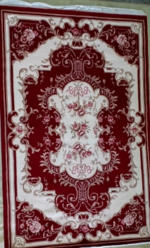 Woolen Machine-made carpets - 001 - RED