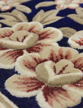 Woolen Machine-made carpets - QJ0359MC - NAVY