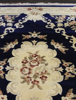 Woolen Machine-made carpets - ZY0916MC - NAVY