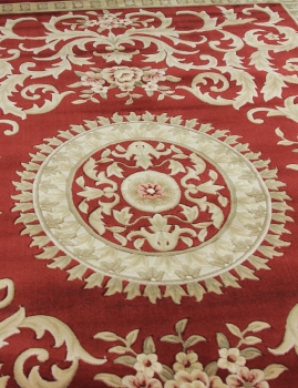Woolen Machine-made carpets - ZY2336MA - RED