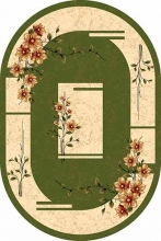 D024 GREEN OVAL