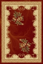 PACIFIC CARVING - 0514A - RED / CREAM