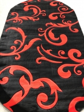 PACIFIC CARVING - 0522 - BLACK / FLAG RED