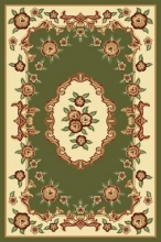 PACIFIC CARVING - 37 - GREEN/CREAM